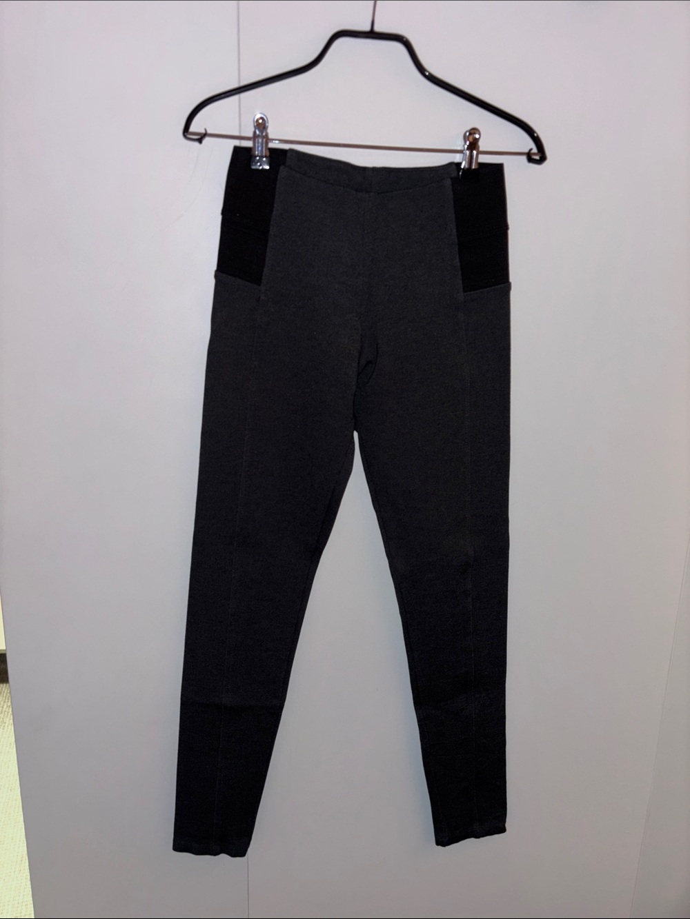 Chocolate Black Ponte High-Rise Leggings